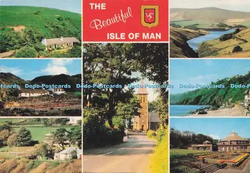D284516 The Beautiful Isle of Man Sulby Glen Bradda Glen Laxey Bride Church Vill