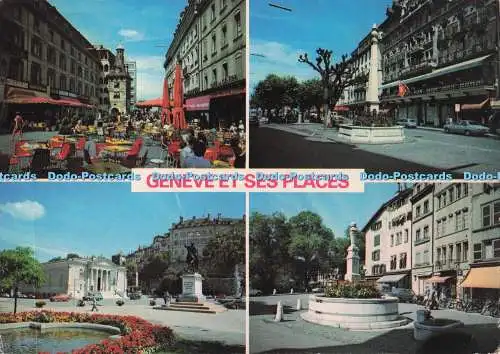 D282232 Geneve et ses Places La Place du Molard La Place Neuve La Place Longemal
