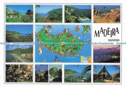 D284524 Madeira Souvenir Porto do Moniz Funchal Ribeira Brava Porto da Cruz Sant
