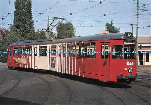 D286767 ELR Motrice Articule 387 Duwag 1958 Depot Marcen Barcelona Serie 269a