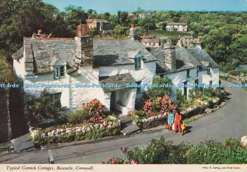 D279849 Cornwall Boscastle Typisch Cornish Cottage John Hinde E Ludwig