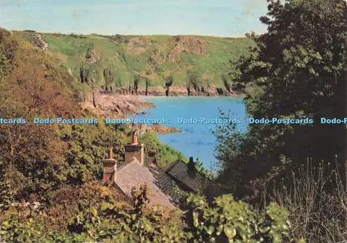 D277670 C I Guernsey Moulin Huet von Cliff Path Guernsey Press E T W Dennis Nor