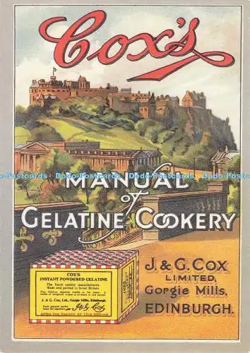 D284560 Cox Handbuch Gelatine Cookery J and G Cox Limited Edinburgh Peoples Sto