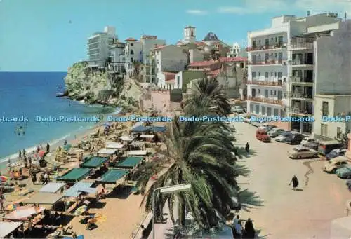 D279890 Benidorm Alicante Das Schloss Teilansicht Hnos Galiana