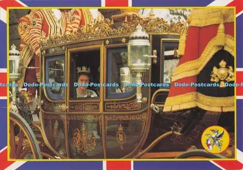 D279901 London H M Queen Elizabeth II In The Irish State Coach Thomas and Benacc