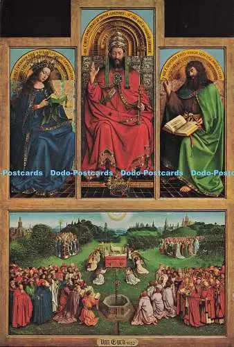 D286862 Gent Sint Baafskathedral Van Eyck Het Lam Gods Principal Panels Park Ve