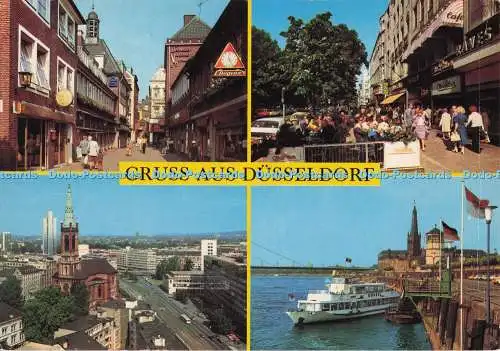 D282337 Gruss aus Düsseldorf Andres und Co Multi View 1978