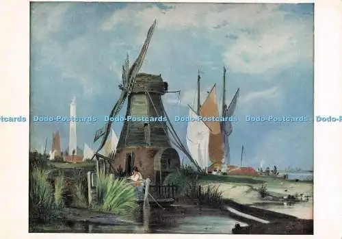 D284624 Am Fluss Yare Norwich Castle Museum Medici Society Ltd Alfred Stanna
