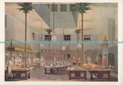 D277751 Brighton Der königliche Pavillon Die große Küche K J Bredon Buchhandlung