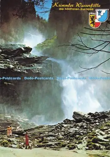 D286887 Österreich Krimmler Wasserfalle die Hochsten Europas Unterer Fall W K Huhne