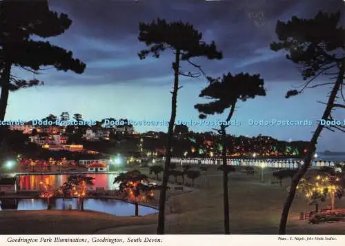 D284659 South Devon Goodrington Goodrington Park Illuminations John Hinde Ltd E