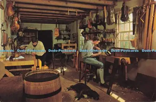 D277772 Virginia Williamsburg The Musical Instrument Maker Shop Mirro Krome H S