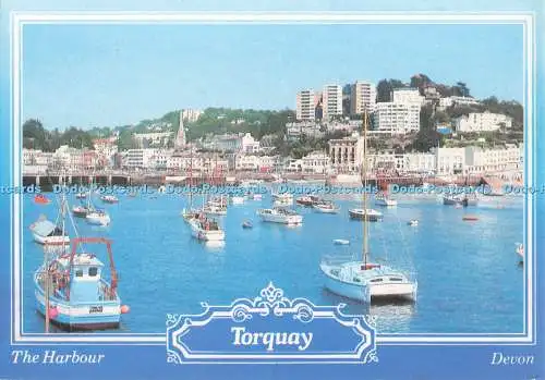D284666 Devon Torquay The Harbour Colourmaster Limited J and S Cards Ltd Taunton