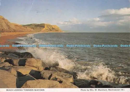 D286906 Beach Looking Towards Seatown Dorset Federation of Women Institutes Judg