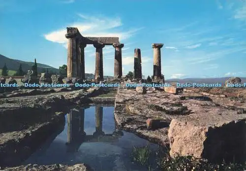 D279997 Corinthe Ancient The Temple of Apollo Delta