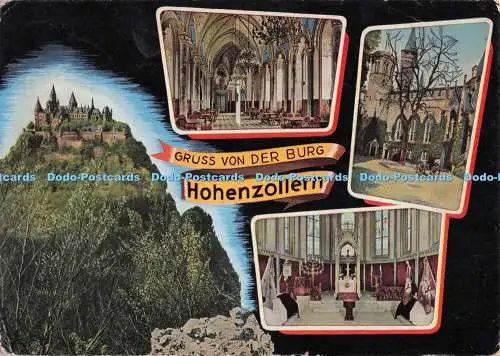 D282392 Gruss von der Burg Hohenzollern Fotoprint Multi View