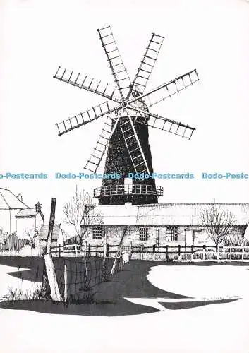 D284684 Lincolnshire Museums Lincs Heckington Windmill John Allenby 1977