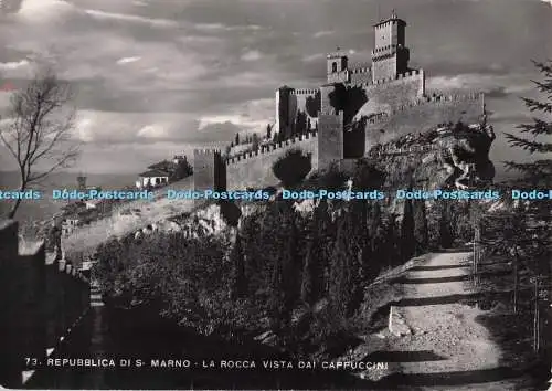 D286923 Republica di S Marno La Rocca Vista dai Cappuccini N Arzilli RP