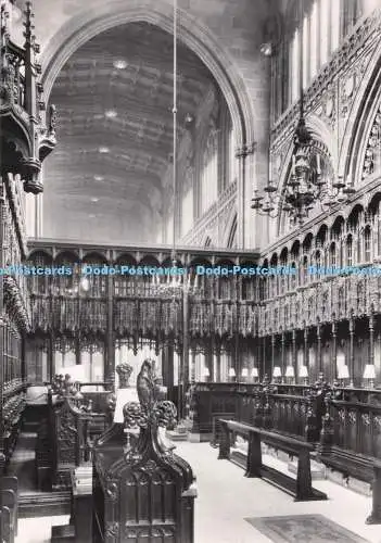 D287008 Manchester Lancashire The Cathedral Choir Looking West A Gordon Fraser C