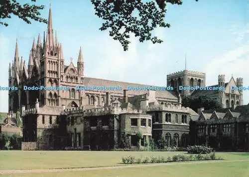 D284767 Peterborough Cathedral and the Bishop Palace Photo Precision Ltd St Ives