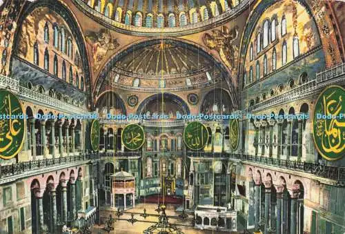 D287020 Istanbul Ve Saheserleri Interieur of St Sophia Museum Keskin Color Her Ha