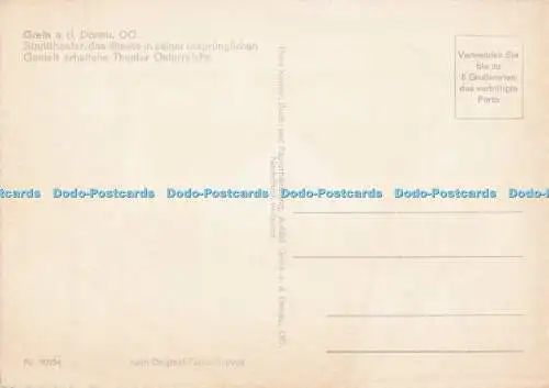 D277893 Grein a d Donau OO Stadttheater das Alteste in Seiner Ursprunglichen Han