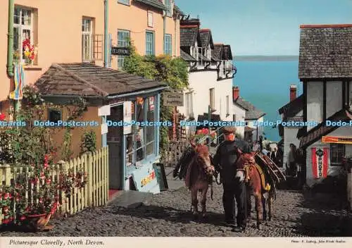 D280148 North Devon Picturesque Clovelly John Hinde E Ludwig