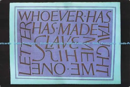 D287071 Handgemalter Lithographiedruck Cardozo Kindersley Grafik Sprüche David