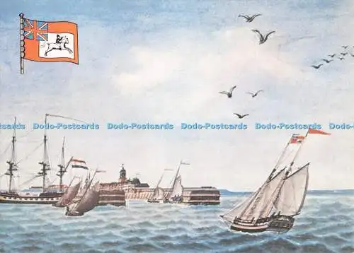D282553 Niederländisches Postmuseum in Den Haag Es zeigt ein britisches Paketboot fr