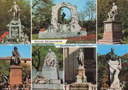 D280164 Wiens Denkmaler Weltbekannter Komponisten Johann Strauss Richard Pietsch