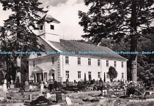 D280167 Mandal Kirken Salvesen Postkarte