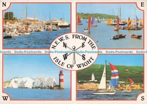 D287087 N E W S From the Isle of Wight The Needles J Arthur Dixon Multi View
