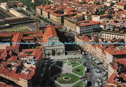 D277962 Firenze S Maria Novella Blick vom Flugzeug Casa Editrice Giusti di B