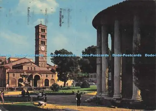 D287090 Roma Tempio du Vesta e Chiesa S Maria in Cosmedin Da Fotocolor Kodak Ekt