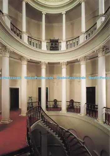 D284852 Culzean Castle Oval Staircase Woodmansterne Publications Ltd Watford Nat