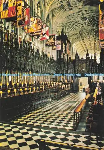 D284853 Windsor St George Chapel The Quire Looking West E T W Dennis and Sons Lt