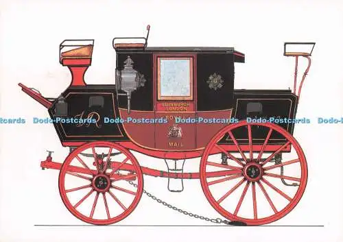 D282564 Edinburgh London Royal Mail um 1836 nach einem Entwurf von John Waude diese