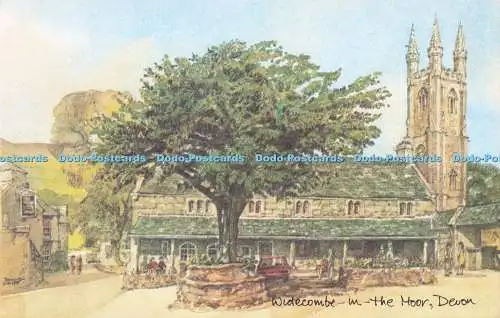 D284861 Devon Widecombe im Moor St Pancras Kirche Stadt und Land Drucke Da
