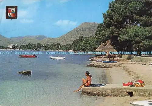 D282573 Mallorca Puerto de Pollensa Teilansicht des Strandes Fisa Escudo de Oro