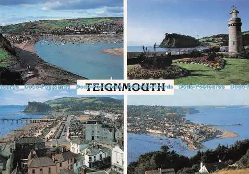 D284865 Teignmouth Ansichten des Stadtleuchtturms John Hinde Ltd Multi View