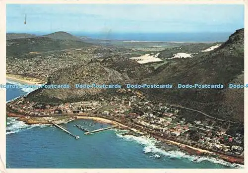 D287106 Südafrika Kap Luftaufnahme der Kalk Bay mit seinem Fischerhafen Prote
