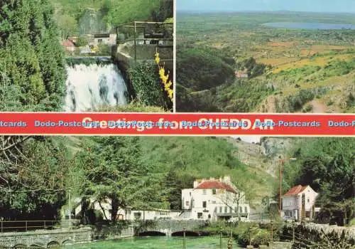 D280211 Grüße aus Cheddar dem Wasserfall E T W Dennis Mehrfachansicht
