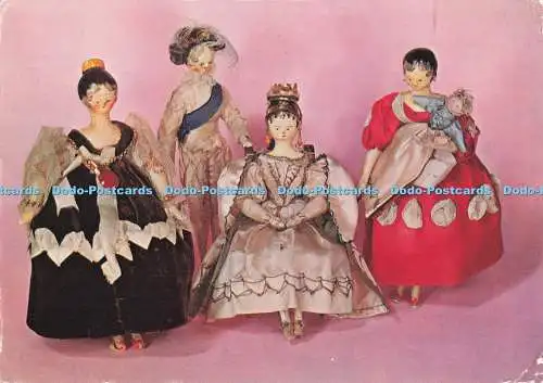 D282603 Queen Victoria Puppen aus einer Sammlung von 132 niederländischen Puppen im Kleid von Pri