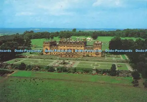 D284894 Yorkshire UK Harewood House Luftaufnahme Unichrome of Bath