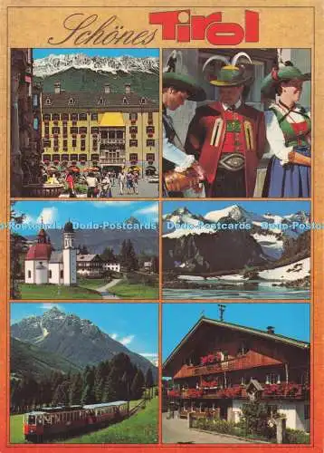 D287188 Schones Tirol Tiroler Kunstverlag Chizalli K T V Multi View
