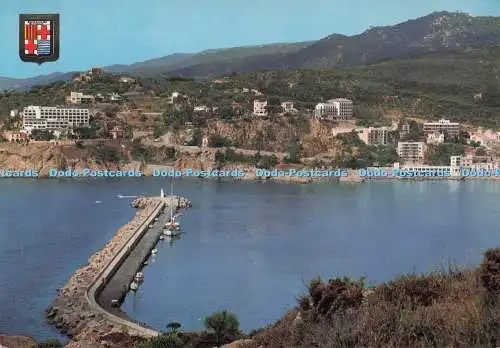 D278073 San Feliu de Guixols Costa Brava Teilansicht Fisa Comercial Escudo De O