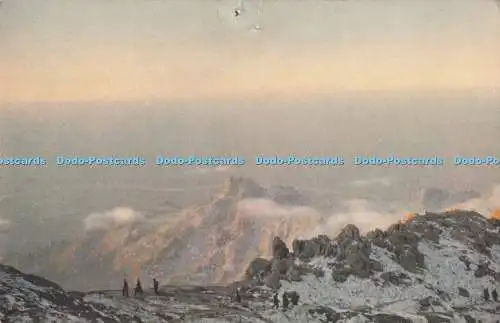 D284952 Provinz Shantung Der Fächerkamm in der fremden Sprache des Taishan-Gebirges