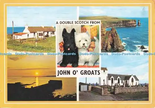 D282663 A Double Scotch from John O Groats The Last House Sunset Over Stroma Can