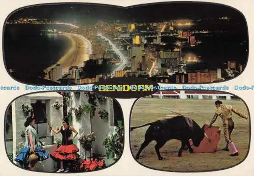 D278077 Benidorm Espana Postales Hnos Galiana Multi View