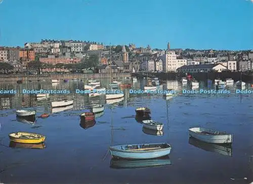 D280298 C I Guernsey St Peter Port and Albert Dock Guernsey Press Plastichrome b